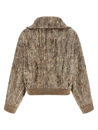 Свитер, кардиган BRUNELLO CUCINELLI Tweed cardigan (MNLR08306PCZH24) #
