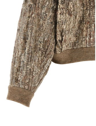 Свитер, кардиган BRUNELLO CUCINELLI Tweed cardigan (MNLR08306PCZH24) #