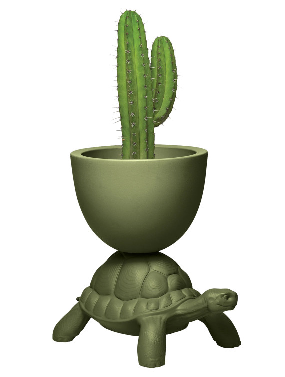 Ваза QEEBOO 'Turtle Carry Planter and Champagne Cooler' (36004GE) #1