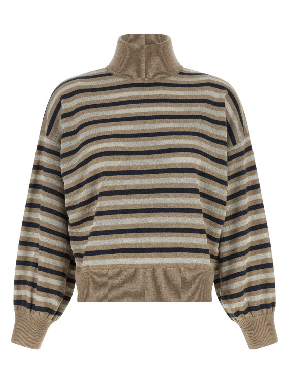 Свитер, кардиган BRUNELLO CUCINELLI 'Sparkling Stripes' (M16221903PCFU69) #1