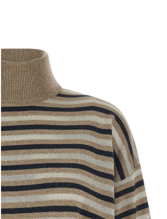Свитер, кардиган BRUNELLO CUCINELLI 'Sparkling Stripes' (M16221903PCFU69) #