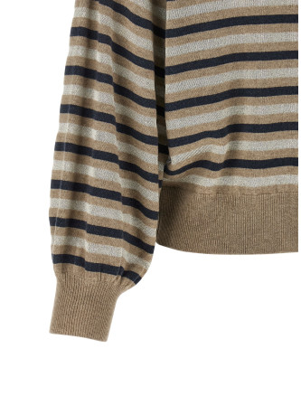 Свитер, кардиган BRUNELLO CUCINELLI 'Sparkling Stripes' (M16221903PCFU69) #