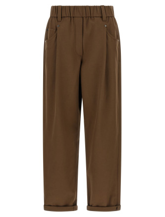 Брюки BRUNELLO CUCINELLI 'Baggy Pull-On'