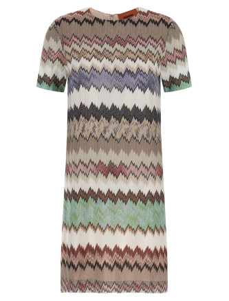 Мини MISSONI Lamé viscose dress