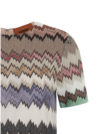 Мини MISSONI Lamé viscose dress (DS26SG1OBR014WSM9Y3) #