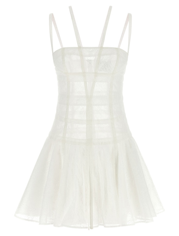 Мини GIOVANNI BEDIN Chantilly lace dress (GBSS26514BIANCO) #1