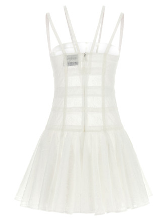 Мини GIOVANNI BEDIN Chantilly lace dress (GBSS26514BIANCO) #
