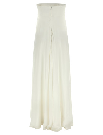 Макси GIOVANNI BEDIN Off-the-shoulder dress (GBSS26502LBIANCO) #