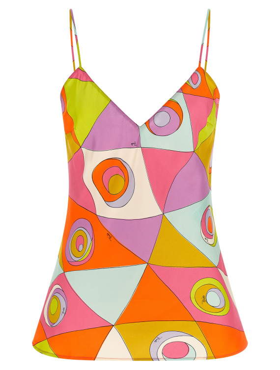 Топ EMILIO PUCCI Silk top (6HRM066H721051) #1