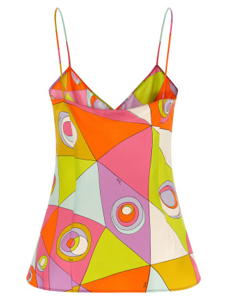 Топ EMILIO PUCCI Silk top (6HRM066H721051) #