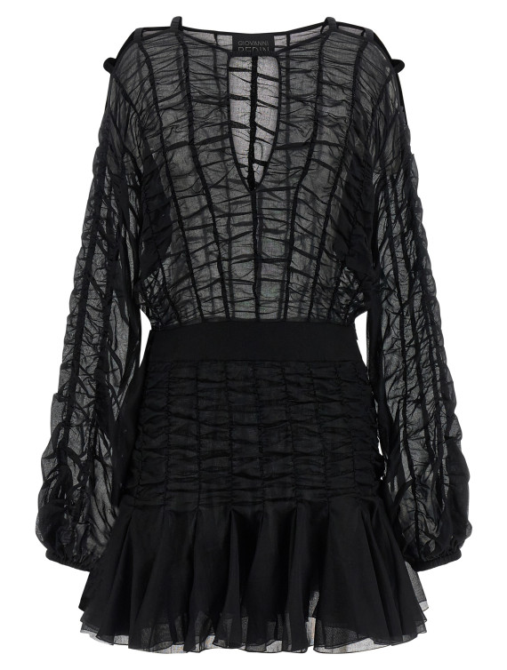 Мини GIOVANNI BEDIN Cotton dress (GBSS26504NERO) #1