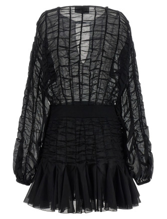 Мини GIOVANNI BEDIN Cotton dress (GBSS26504NERO) #