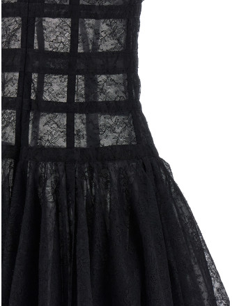 Мини GIOVANNI BEDIN Chantilly lace dress (GBSS26514NERO) #