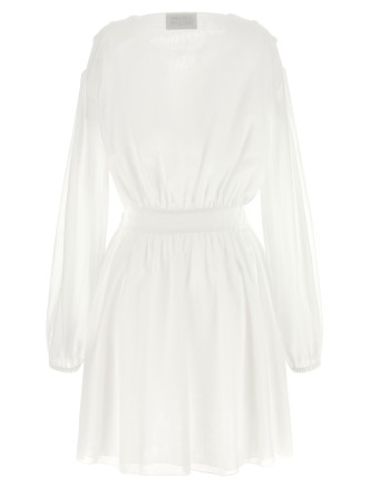 Мини GIOVANNI BEDIN Cotton muslin dress (GBSS26507CBIANCO) #