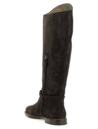 Высокие сапоги BRUNELLO CUCINELLI Suede boots (MZSFC3316PC9795) #