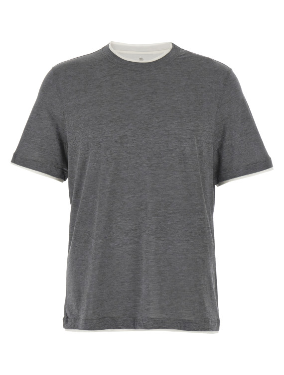 Футболка BRUNELLO CUCINELLI Layered T-shirt (MD8217427CWD40) #1