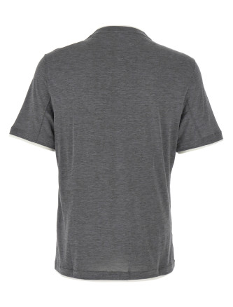 Футболка BRUNELLO CUCINELLI Layered T-shirt (MD8217427CWD40) #