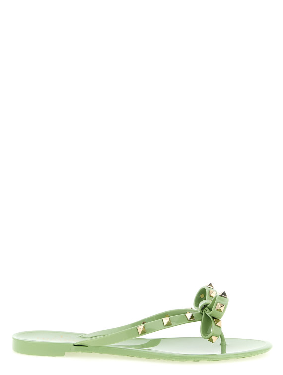Шлепанцы VALENTINO GARAVANI 'PM Thong Rockstud' (W2S0552PVSNPO) #1