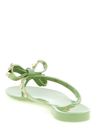 Шлепанцы VALENTINO GARAVANI 'PM Thong Rockstud' (W2S0552PVSNPO) #