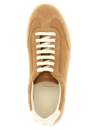 Кроссовки BRUNELLO CUCINELLI Suede sneakers (MZUMGLJ336CFJ44) #