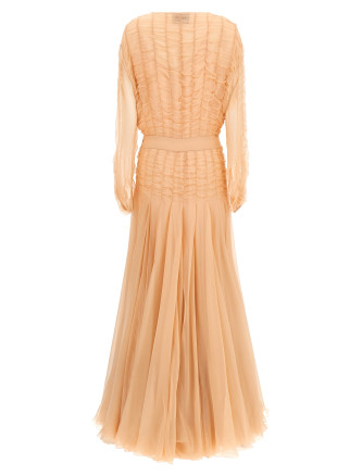 Макси GIOVANNI BEDIN Chiffon dress (GBSS26504LPESCA) #