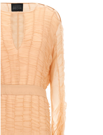 Макси GIOVANNI BEDIN Chiffon dress (GBSS26504LPESCA) #
