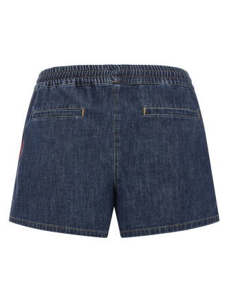 Бермуды, шорты VALENTINO GARAVANI Valentino Garavani Chambray Denim Shorts (B3DD22A9YA528) #