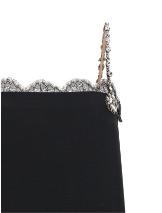 Мини VALENTINO GARAVANI Valentino Garavani crystal embroidery dress (B3VAH891CFNUD) #