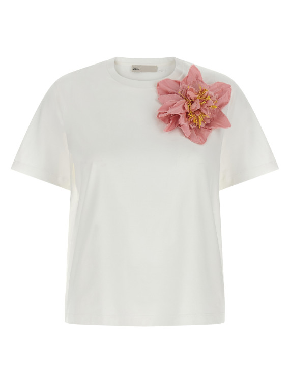 Футболка TORY BURCH 'Floral Applique' (184904109) #1