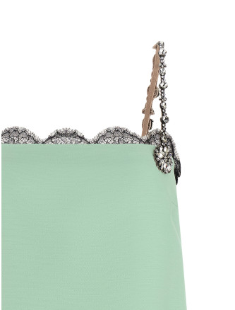 Мини VALENTINO GARAVANI Valentino Garavani crystal embroidery dress (B3VAH891CF1NS) #