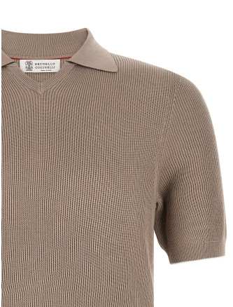 Поло BRUNELLO CUCINELLI Knitted polo shirt (M29400015CSJ77) #