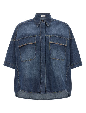 Lightweight denim shirt
