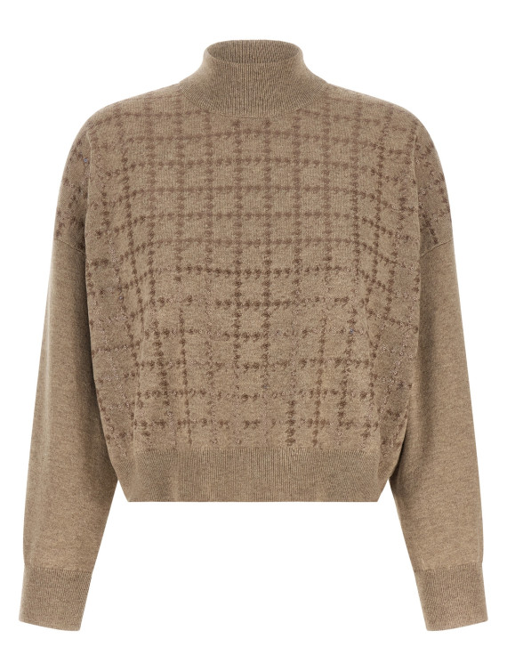 Свитер, кардиган BRUNELLO CUCINELLI Sequin sweater (M12246004PC077) #1