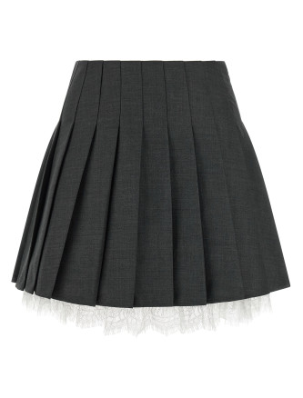 Макси SELF PORTRAIT Pleated skirt
