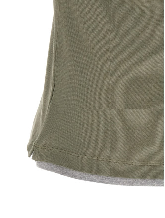 Поло BRUNELLO CUCINELLI 'Faux Layering' (ME8543966CNX37) #