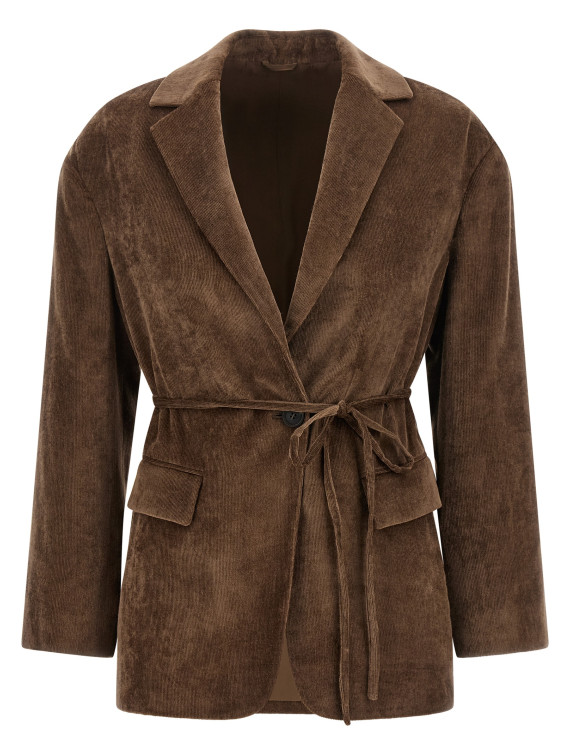 Пиджак, костюм BRUNELLO CUCINELLI Velvet blazer (MG5477406PC9812) #1