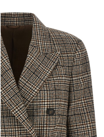 Пиджак, костюм BRUNELLO CUCINELLI Double-breasted blazer (MG5577359PC016) #