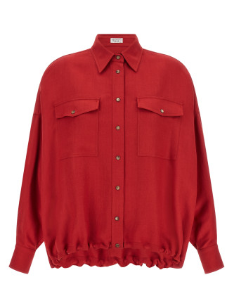 Рубашка, блузка BRUNELLO CUCINELLI Twill shirt