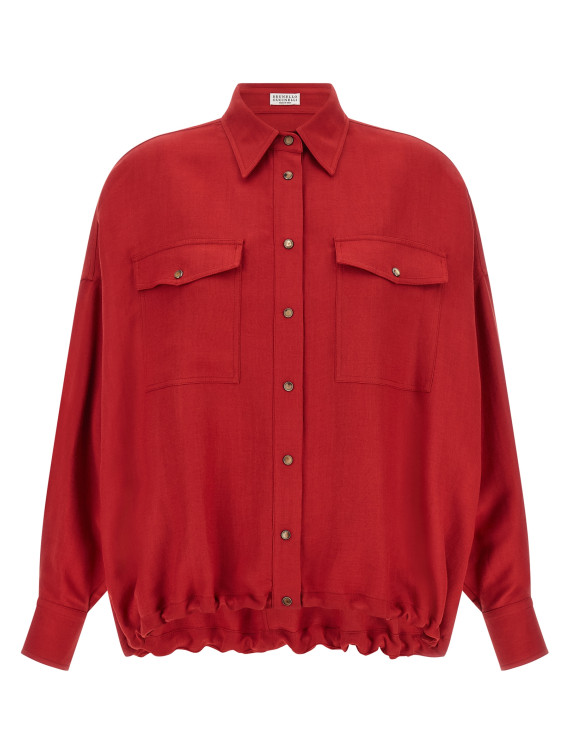 Рубашка, блузка BRUNELLO CUCINELLI Twill shirt (MH126NE416C9053) #1
