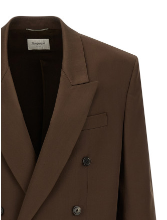 Блейзер SAINT LAURENT Satin blazer (854418Y4K192658) #