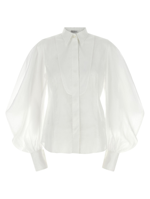 Рубашка, блузка BRUNELLO CUCINELLI Organza shirt (M0F91NL706C100) #1