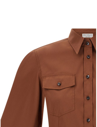 Рубашка, блузка BRUNELLO CUCINELLI Poplin shirt (M0091NM906C4182) #