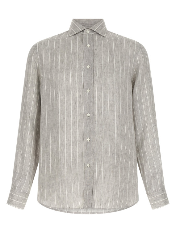 Рубашка, блузка BRUNELLO CUCINELLI Pinstripe shirt (MA6860627C102) #1