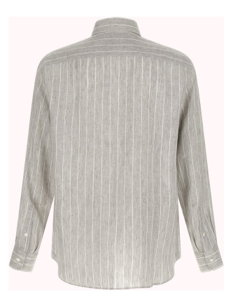 Рубашка, блузка BRUNELLO CUCINELLI Pinstripe shirt (MA6860627C102) #