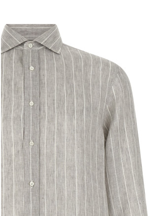 Рубашка, блузка BRUNELLO CUCINELLI Pinstripe shirt (MA6860627C102) #