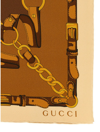 Шарф, платок GUCCI 'Morsetto' (8476733G0012565) #