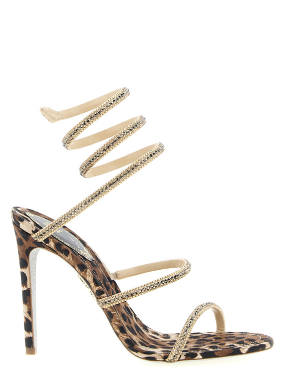 Босоножки на высоком каблуке RENÉ CAOVILLA 'Cleo Leopard' (C12899105R001Y450) #1
