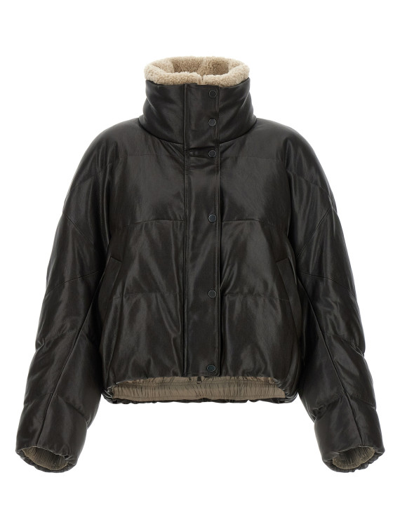 Кожаная куртка BRUNELLO CUCINELLI Padded leather jacket (MPCTN7552C4192) #1