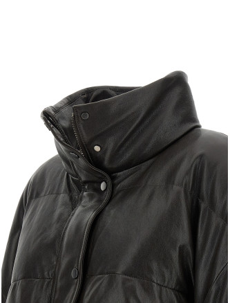 Кожаная куртка BRUNELLO CUCINELLI Padded leather jacket (MPCTN7552C4192) #