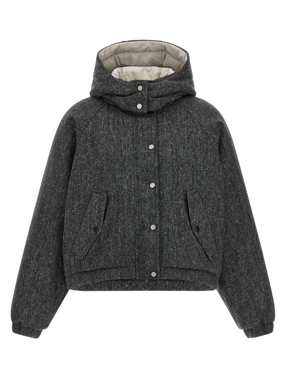 Пуховик BRUNELLO CUCINELLI 'Shiny Zipper Pull' (MD0023657C001) #1